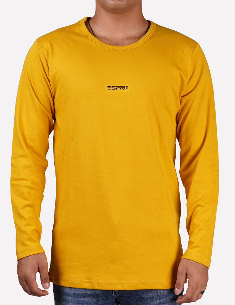 دورس یقه گرد اسپریت آستین بلند زرد