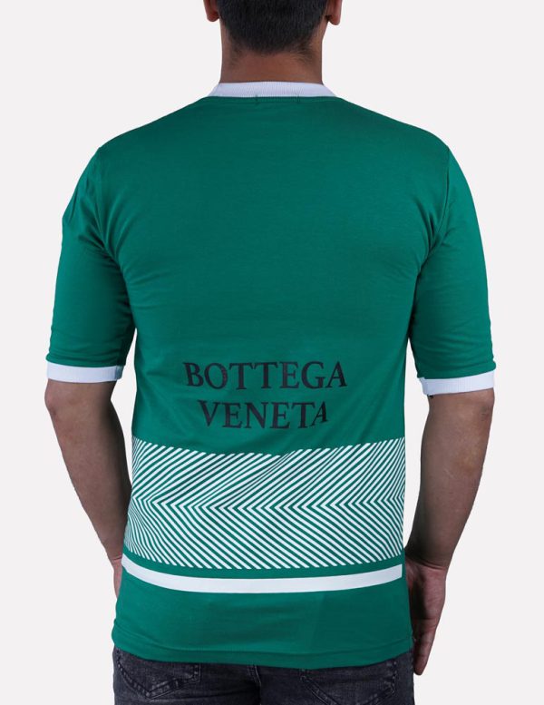تیشرت طرح دار سبز طرح Bottega