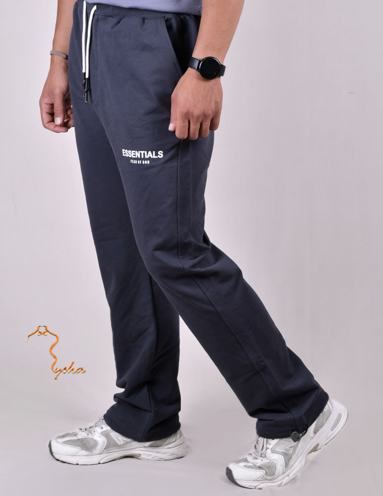 شلوار اسپرت نیم بگ گلکسی دمپا گت سرمه ای